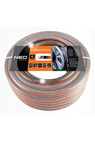 NEO Tools Furtun de grădină 3/4 " 30m Neo Professional 15-844 6 Straturi Rezi...