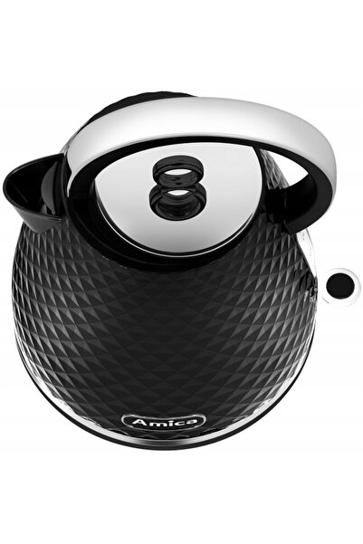 AMICA Fierbător electric KF 3030 2200W 1.7L cu comutator iluminat Negru