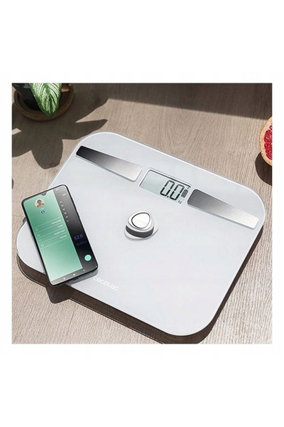 CECOTEC Cântar de baie EcoPower 10200 Alb LCD