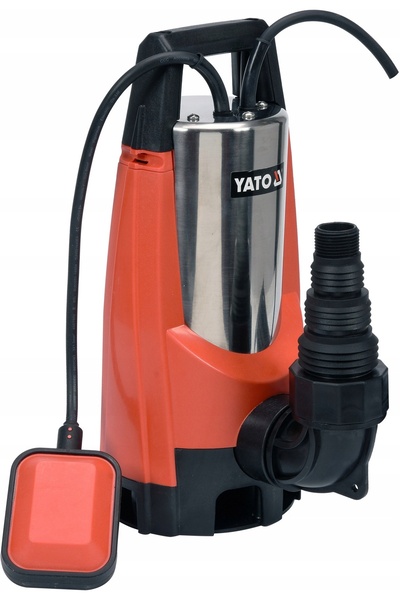 NO BRAND Pompă submersibilă inox 1100W pentru apă murdară, oțel inoxidabil, I...