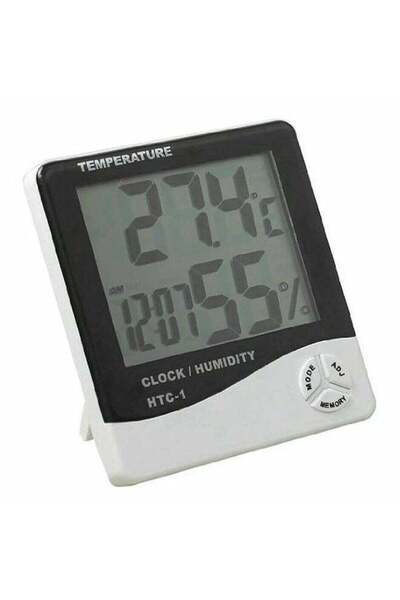 Yongsheng Temperature And Humidity Meter White/Grey, Temperature Meter Humidi...