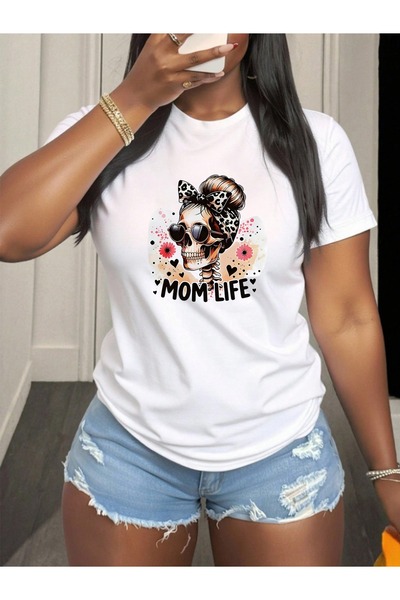 En22 Black Comfortable Short Sleeve T-Shirt with Sugar Skull Design, Perfect ...