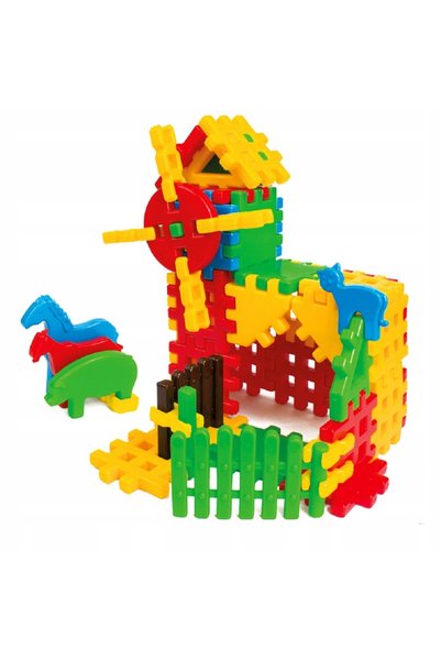 Marioinex BLOCURI WAFLE CONSTRUCȚIE MILL 50 EL.