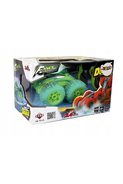 LeanToys Amfibie Reversibilă Telecomandată Verde 1:24