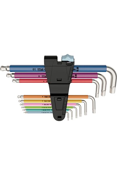 wera SET DE 9 CHEI CILINDRICE HEX-PLUS