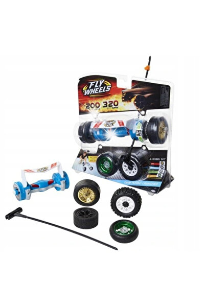 Jakks Pacific FLY WHEELS 4 OPONY + WYRZUTNIA NIEBIESKA 515109
