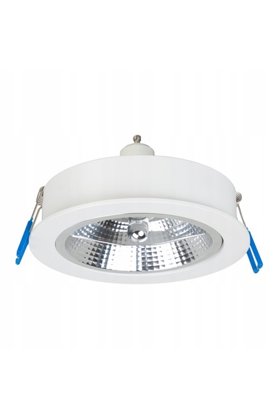 Milagros jewelry Corp de iluminat încastrat Redondo Alb 1xAR111 GU10