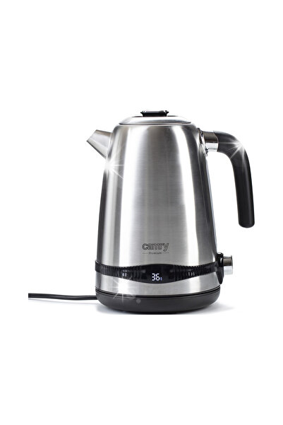 Camryn's Fierbător electric fără fir, metalic, 1,7L, cu reglare a temperaturi...