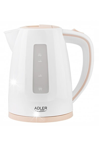 adler Fierbător electric fără fir din plastic 1,7L 2200W alb