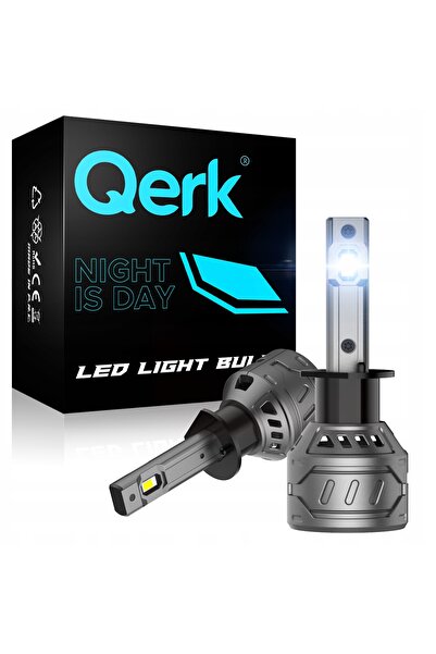 QERK Becuri LED E4 H1 RETROFIT 120W 6000K PUTERNE CANBUS OPȚIONALĂ DE OPRIRE