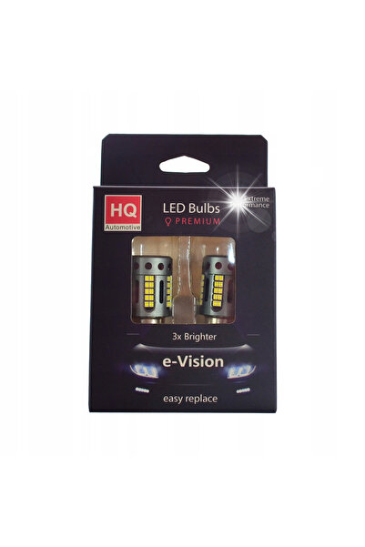 HQ Automotive Becuri LED P21W 60x2016SMD CanBus Albe 6000K 2 buc.