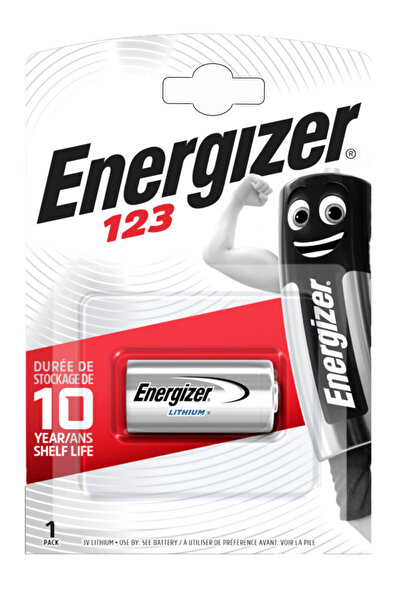 Energizer μπαταρία λιθίου CR123A, 3V, 1 τεμάχιο