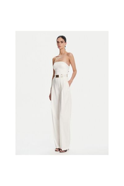 Elisabetta Franchi Salopetă de damă TU05152E2 Crem