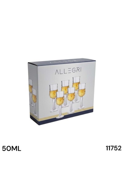 ALLEGRI Konak Alişveri̇ş 11752-Coffee Cup with Stand 6 Pieces 50 ml