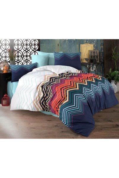 Linea Home ΤΥΠΩΜΕΝΟ ΜΟΝΟΦΥΛΛΟ ΣΕΤ ΚΡΕΒΑΤΙΟΥ ΜΟΥΡΑΝΟ 160Χ240 LH4118021-1