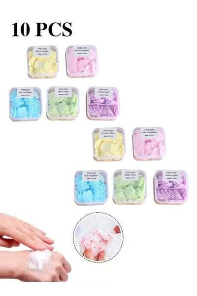 GENERIK Set of 10 Portable Dissolvable Soap Packets for Handwashing and Clean...