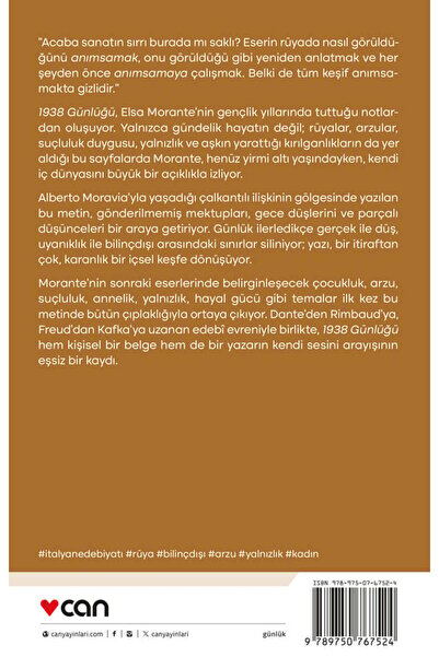 CAN 1938 Günlüğü