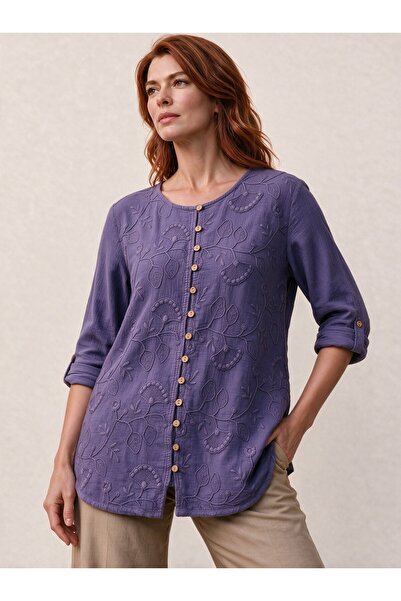 DenizEge Yaren Shirt Purple