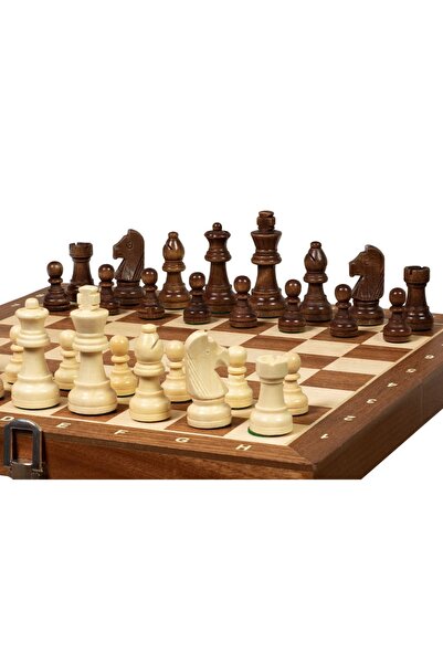 Sunrise Chess & Games Sunrise Tournament Wooden Chess Top Bottom Set No. 3 (3...