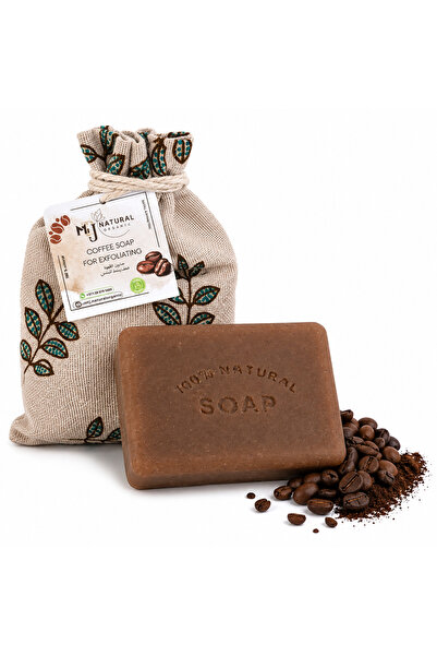 MTJ Natural Organic ☕ Handmade Coffee Scrub Soap 80 g| Cold Process | Natural...