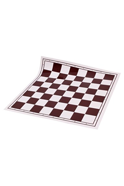 Sunrise Chess & Games Vinyl rolling chessboard, white/brown