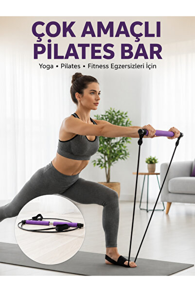 UCUZTEKNO Bară de Pilates multifuncțională cu design profesional pentru yoga ...