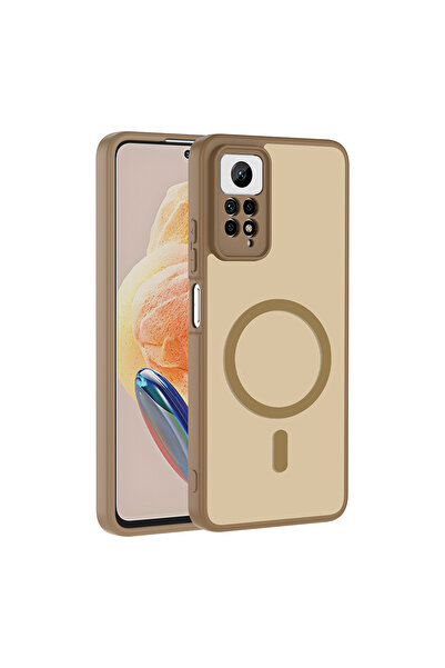 Nezih Case Redmi Note 12 Pro 4G Uyumlu Magsafe Sarj Destekli Mat Görünümlü Şı...