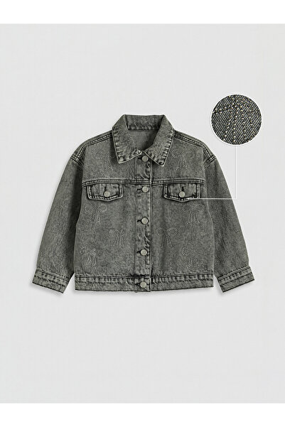 LC Waikiki Vizyon New Season Comfortable Fit Girls' Jean Jacket
