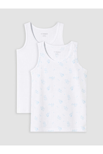 LC Waikiki قميص داخلي للأولاد من نوع Roba Collar Zero من UZG STORE، قطعتان