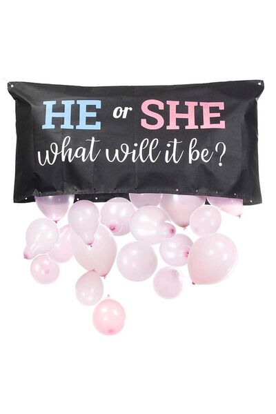 OEM Gender Reveal Balloon Set - Σετ Μπαλονιών Gender Reveal - Δημιουργήστε Μο...