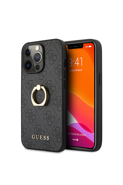 OEM Guess "4G Logo Ring Collection" Hard Case PU Leather Θήκη προστασίας από ...