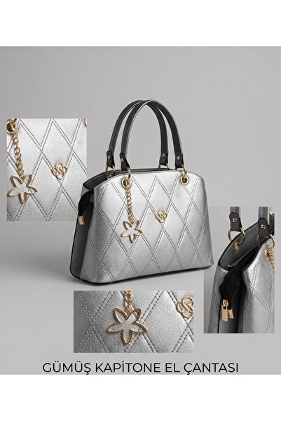 pololiza Mother / Women's Quilted Patterned Hand and Shoulder Bag - 3 Compart...