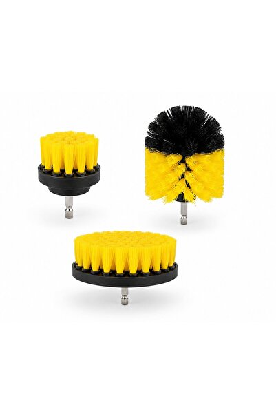 SARINCI 3-Piece Drill-Compatible Cleaning Brush Set – Multi-Purpose Rotating ...
