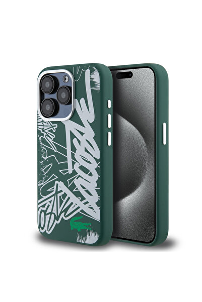OEM Lacoste Graffiti Hard Case Θήκη προστασίας από Liquid σιλικόνη για iPhone...