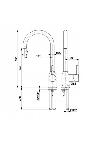 KFA Armatura Bateria Neda 5823-915-00 Crom