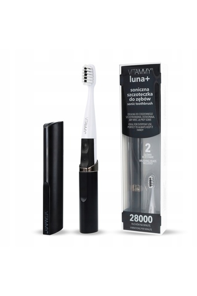 NO BRAND Perie de dinți sonică VITAMMY Luna+ Negru