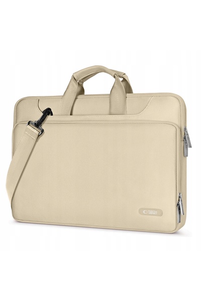 Tech-Protect Husă pentru laptop tip geantă de buzunar 13-14 inci Bej