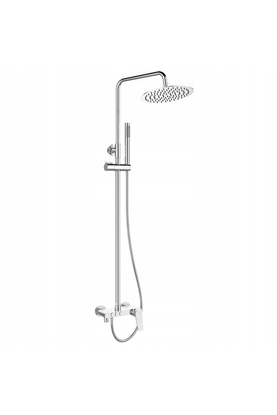 NO BRAND Set de duș suspendat INVENA Alonia AU-70-D01-V cu ploaie Crom