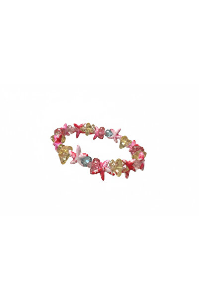 Mimoza Accessories Starfish Colored Stone Anklet