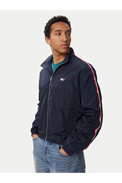 Tommy Hilfiger LACİVERT LOGOLU ERKEK CEKET