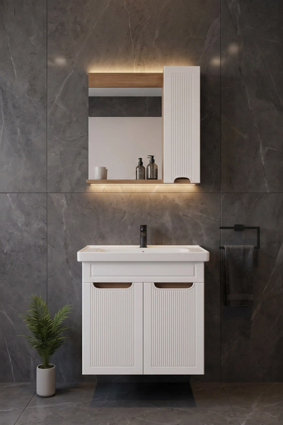 ERTEKPA Asel Banyo Dolabı Seti 80cm