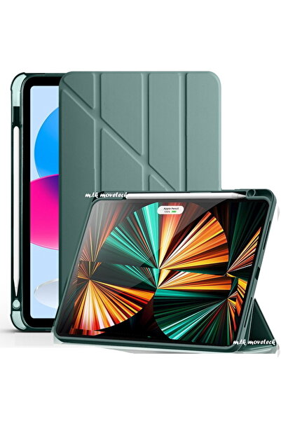 m.tk moveteck Lenovo Idea Tab Plus 12.1 inç Uyumlu Kılıf Kalem Bölmeli Katlan...