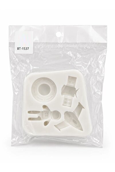 Adana Pasta Malzemeleri Bt-1537 Space Themed Silicone Mold 8 cm X 8 cm