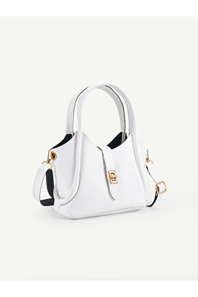 HONEY BAG Γυναικεία τσάντα Muse με λεπτομέρεια αγκράφας και ρυθμιζόμενο λουρά...