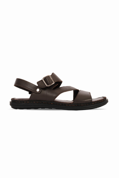 MY DERİ Verona Men's Three-Stripe Sandals B4698