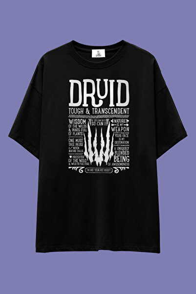 UmbraWear World of Warcraft klase, prilagođeni dizajn, crna široka unisex maj...