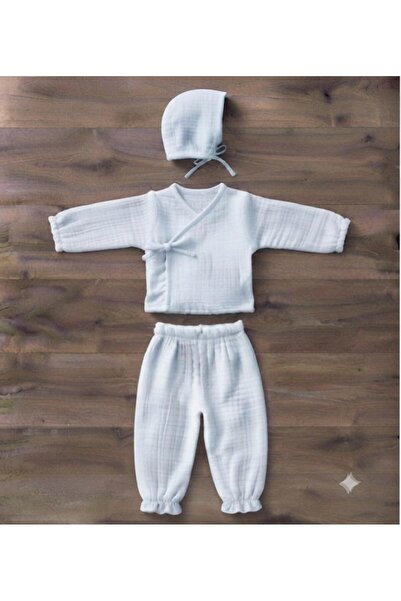 ANKABAYB 100% Cotton Muslin 3-Piece Set