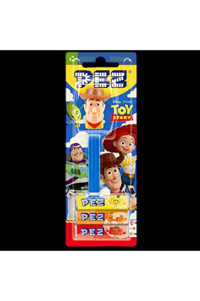 Pez Dispenser Disney Pixar Toy Story Woody – Meyve Aromalı Şekerleme Makinesi...