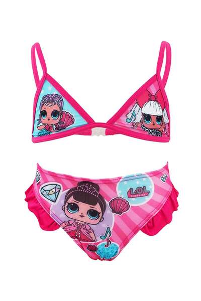 L.O.L. SURPRISE Costum de baie 2 piese ciclam 3-8 ani cu uscare rapidă 80% po...