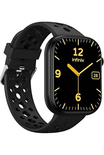 INFINIX ساعة ذكية XWatch H4 (XW4L) - أسود، شاشة HD مقاس 2.04 بوصة، مقاومة للم...